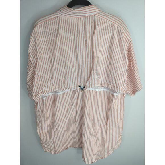 Columbia‎ Mens Striped Omni Shade Super Bonehead Button Down Shirts White XL - Picture 6 of 9